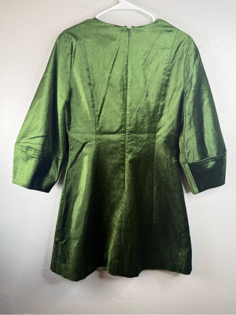 Tuckernuck Green Velvet Mayson Dress Size 10 - Picture 6 of 14